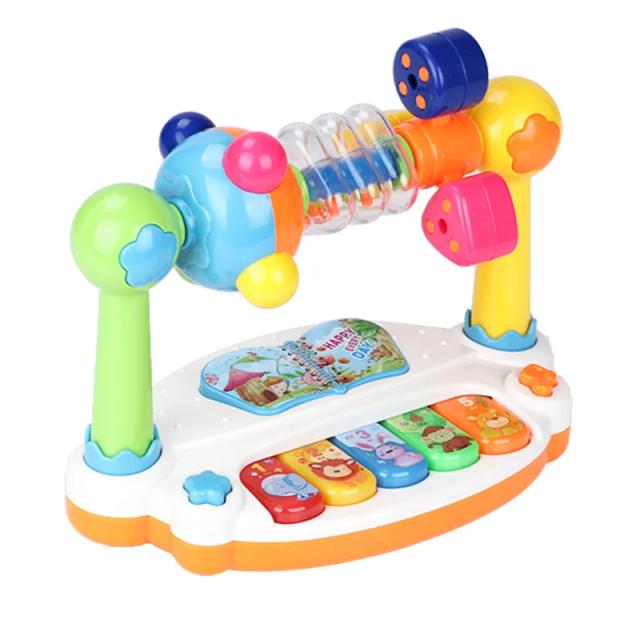 Brinquedo Piano Giratório Infantil com Som Leve - Educacional e Divertido