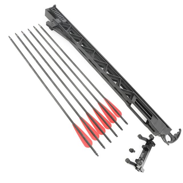 Arco Composto Solenarion Metal Tiro Catapulta 6 Flechas Caça Outdoor