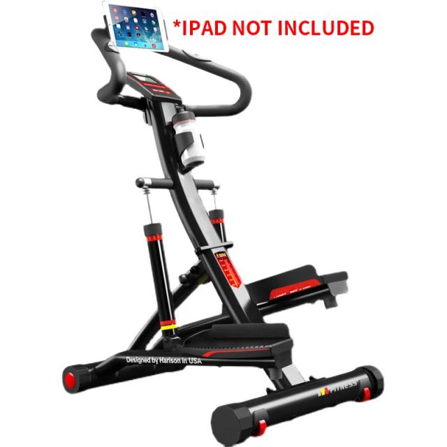 Início Stepper HR-309 Máquina de Escalada com Guiador Ajustável 40cm de Altura Baixo Impacto