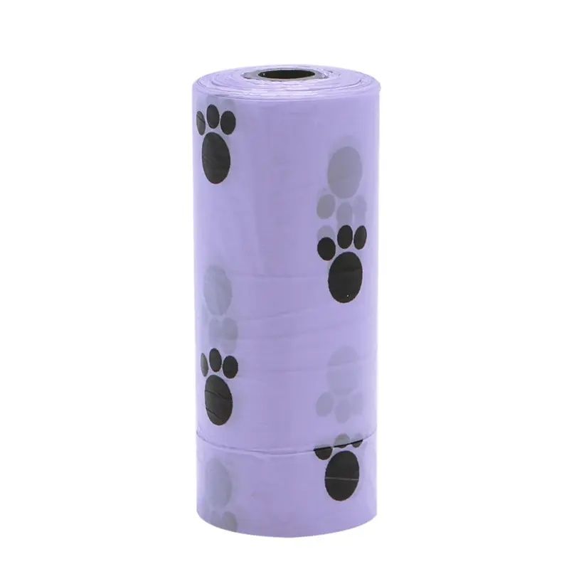 15 peças saco cocô cachorro estimação sacos resíduos cachorro ecológicos para limpeza cocô cachorro - Image 1