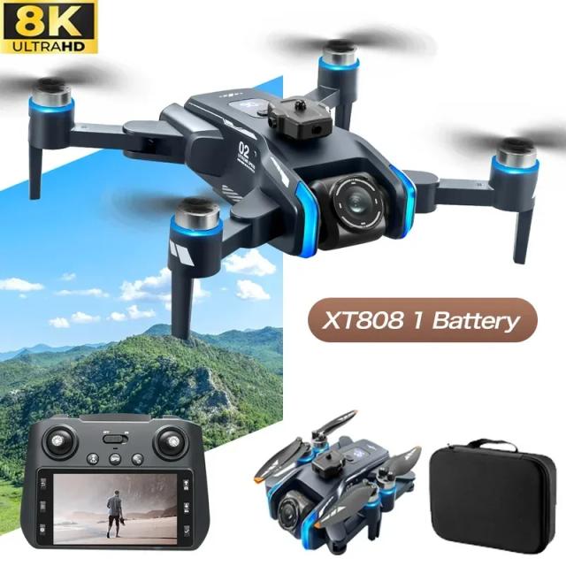 XT808 Pro Max Drone 8K HD Câmera 25 Minutos de Voo