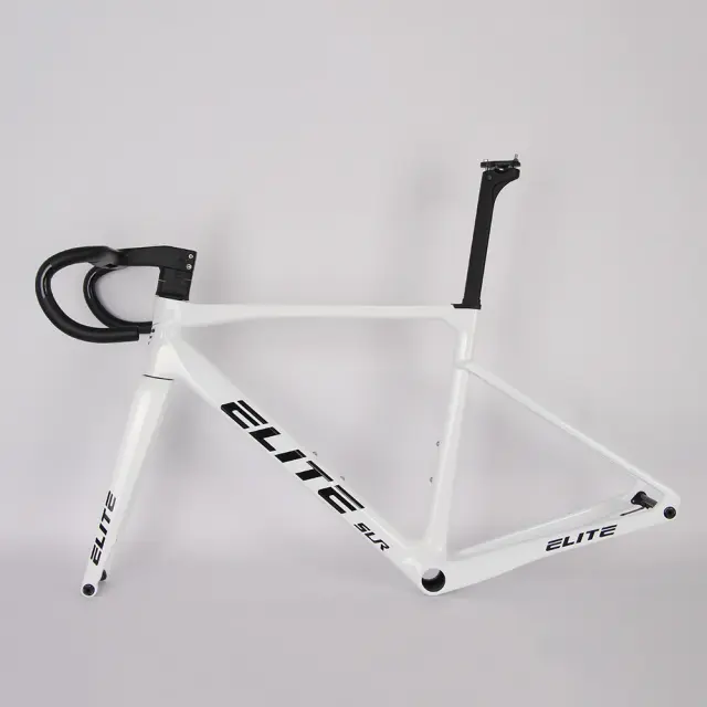 Elite 2025 Quadro de Bicicleta de Corrida em Carbono T47 Freio a Disco 700*32c