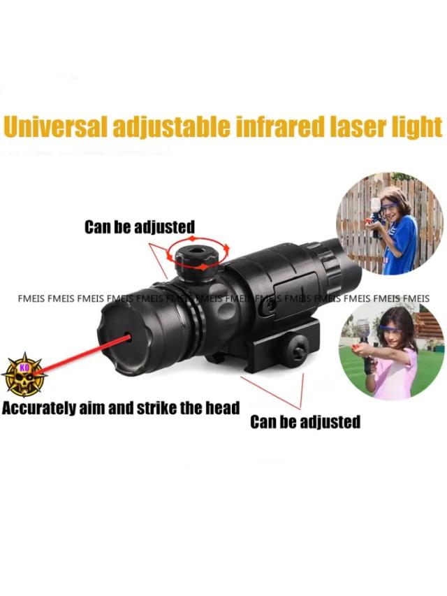 Pistola de Gel Laser Ajustável para Jogos ao Ar Livre e Festas