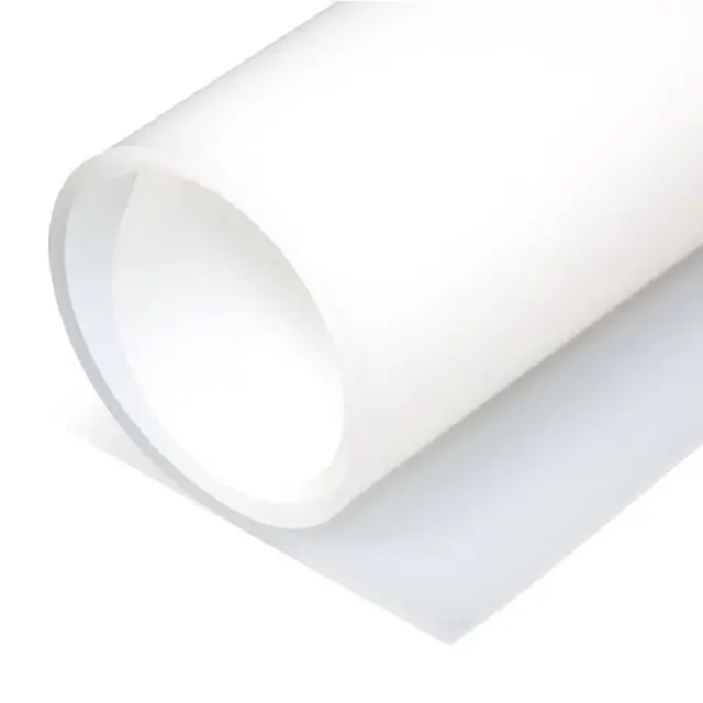 Folha de Silicone Translúcida 1mm Junta Resistente a Altas Temperaturas