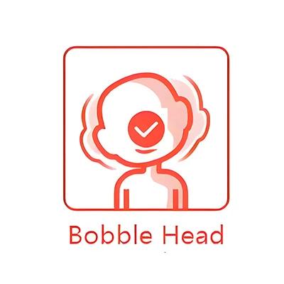 Estatueta Bobblehead Personalizada Profissional Negócios Terno Marinho Decoração de Mesa