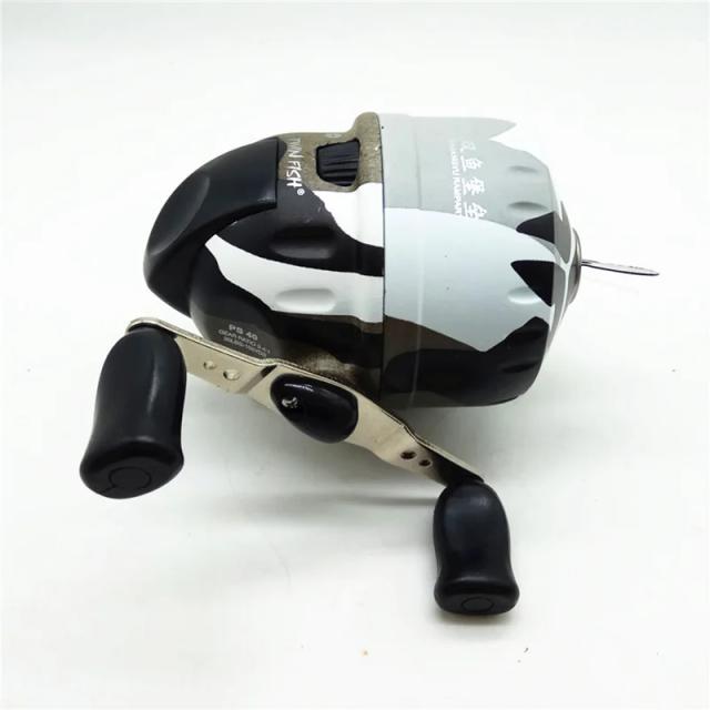 Carretel de Pesca Spincast PS40 Tiro ao Alvo 7# Linha de Nylon
