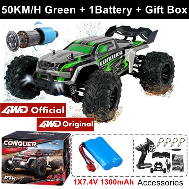4WD Off Road RC Truck 80km/h Super Brushless High Speed 1:16 Scale