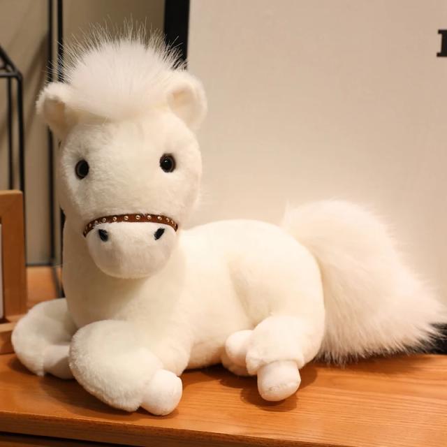 Cavalo de Pelúcia Macio - Boneca Aconchegante e Fofa - 30/35/45cm