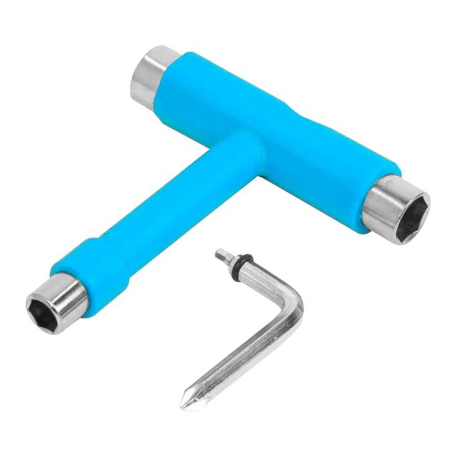 Chave T para Skate Profissional Tipo T Allen Preto Longboard - Ferramentas Essenciais para Placa e Rolo