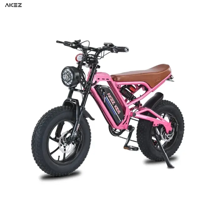 AKEZ Bicicleta Elétrica Jaguar 350W 36V 15AH Aro 16" Aço