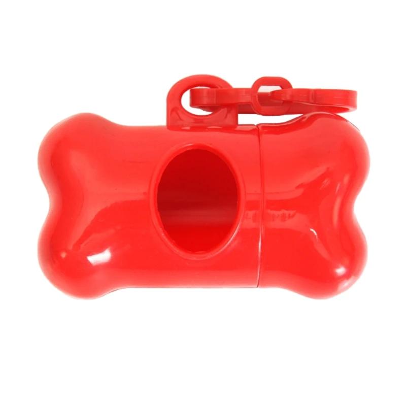 Sacos coletores cocô cachorro para gato dispensador conjunto sacos lixo coletor cocô portátil para animais - Image 1