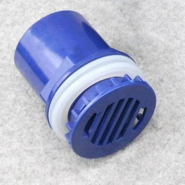 Tubo de Drenagem para Tanque de Peixes com Junta de Plástico e Conector para Aquário