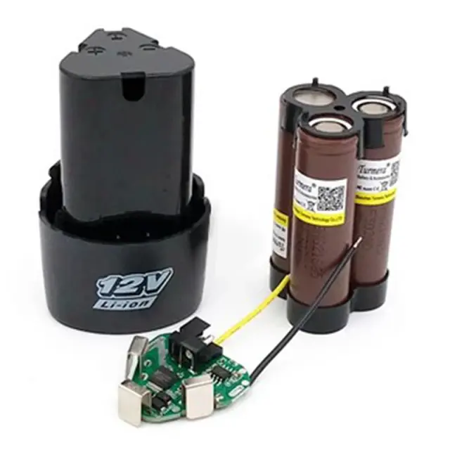 Caixa de Bateria 12V 18650 para Ferramentas Elétricas - Durabilidade e Performance