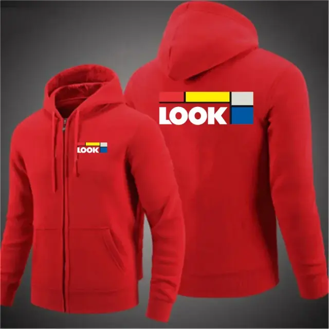 Bicicleta Outono Hoodies Feminino Manga Longa Impresso Zíper Casual Sportswear