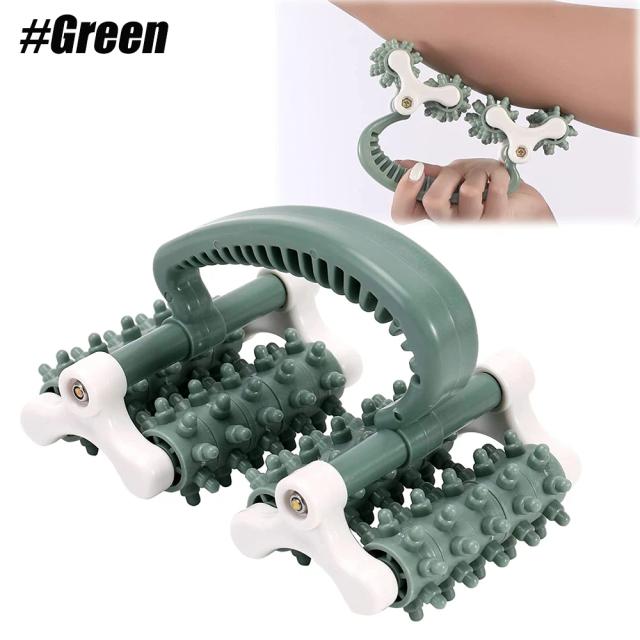Rolo de Massagem Muscular Liberação Miofascial 20 Rodas para Corpo