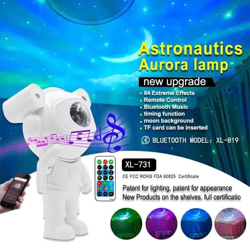Projetor de Luz Noturna Astronauta Galáxia Nebulosa Lua Teto Estrelado ...